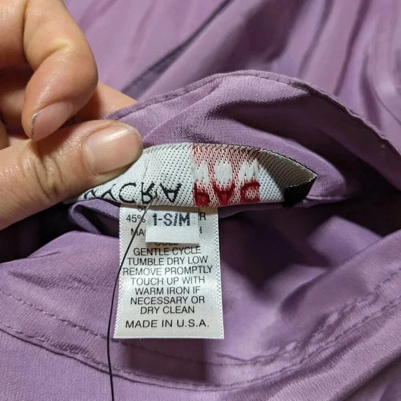 NEW Mycra Pac Purple Donatella Hooded Reversible Rain Coat Small Medium - Picture 8 of 11